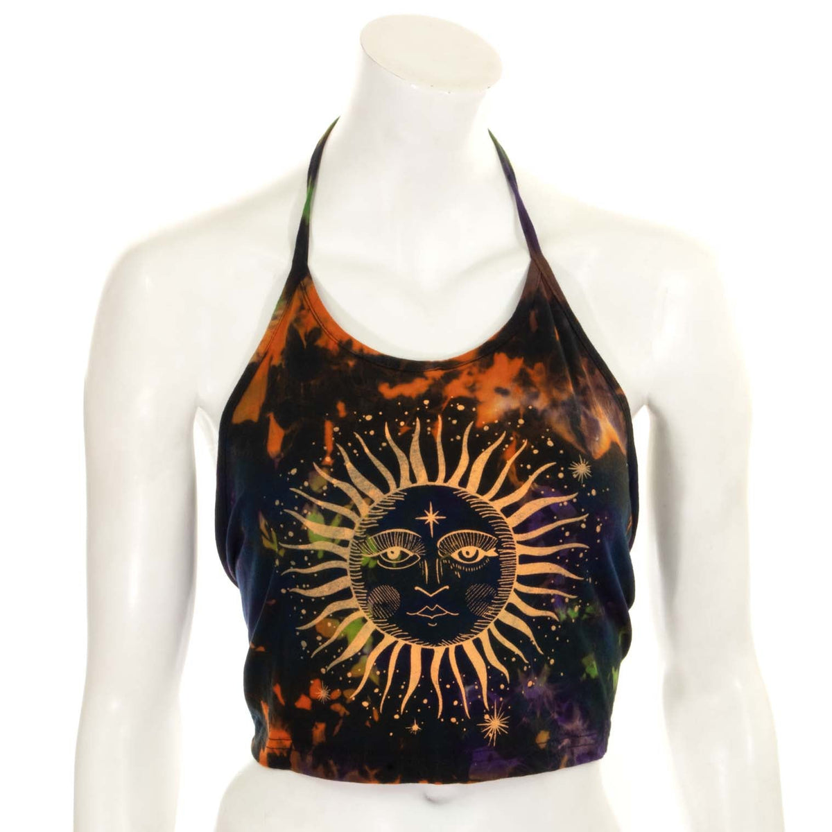 Sunny Elegance Halter Neck Top