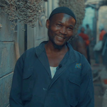 Ishmael Omondi, a jewellery producer from Kenya