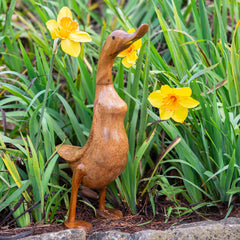 Bamboo Root Duck-Ornaments & Figurines-Siesta Crafts