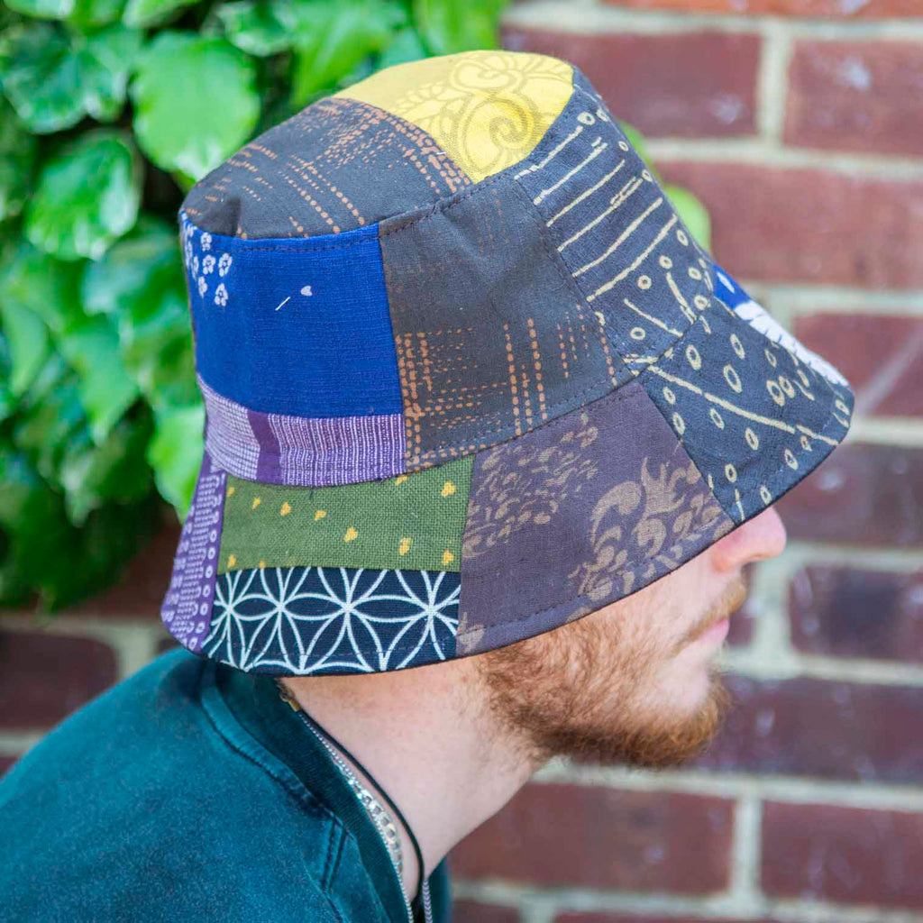 Thai Patch Bucket Hat-Hats-Siesta Crafts
