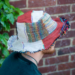 Hemp Patch Sun Hat-Hats-Siesta Crafts