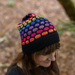 Rainbow Honeycomb Hat-Hats-Siesta Crafts