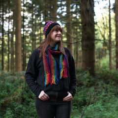 Rainbow Honeycomb Hat-Hats-Siesta Crafts