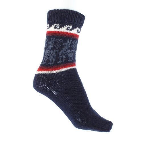 Autumnal Llama Socks-Socks & Legwarmers-Siesta Crafts
