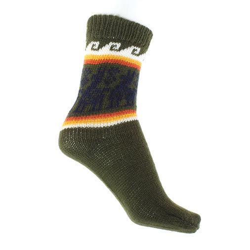 Autumnal Llama Socks-Socks & Legwarmers-Siesta Crafts