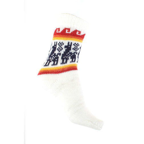 Autumnal Llama Socks-Socks & Legwarmers-Siesta Crafts