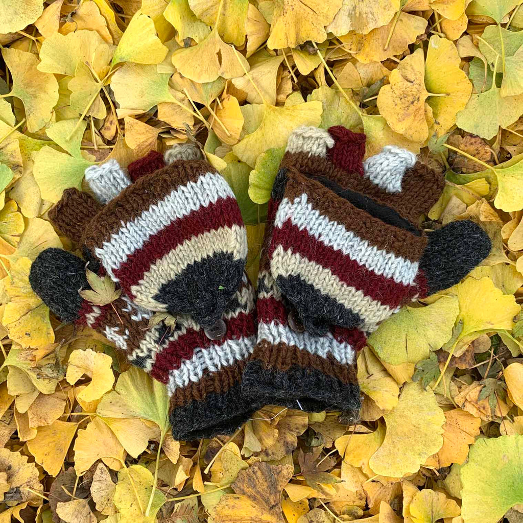 Fleece Lined Hunter Gloves-Gloves-Siesta Crafts