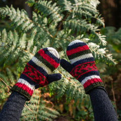 Mixed Knitted Mittens-Gloves-Siesta Crafts