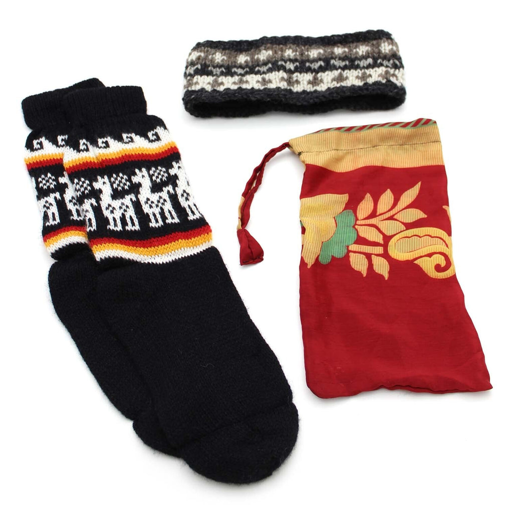 Warm Ears and Cosy Toes Kit - Autumnal-Gift Packs-Siesta Crafts