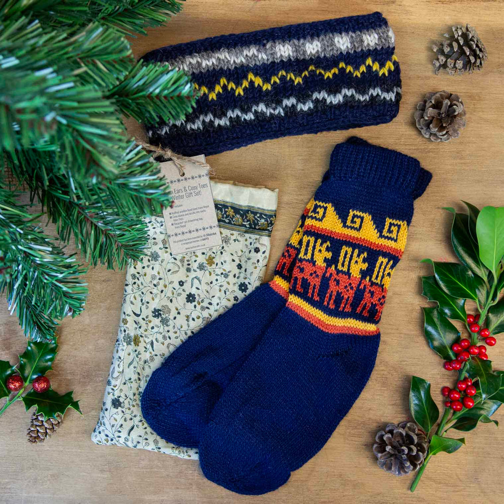 Warm Ears and Cosy Toes Kit - Winter-Gift Packs-Siesta Crafts
