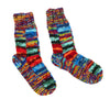 Tie Dye Knitted Patchwork Socks-Socks & Legwarmers-Siesta Crafts