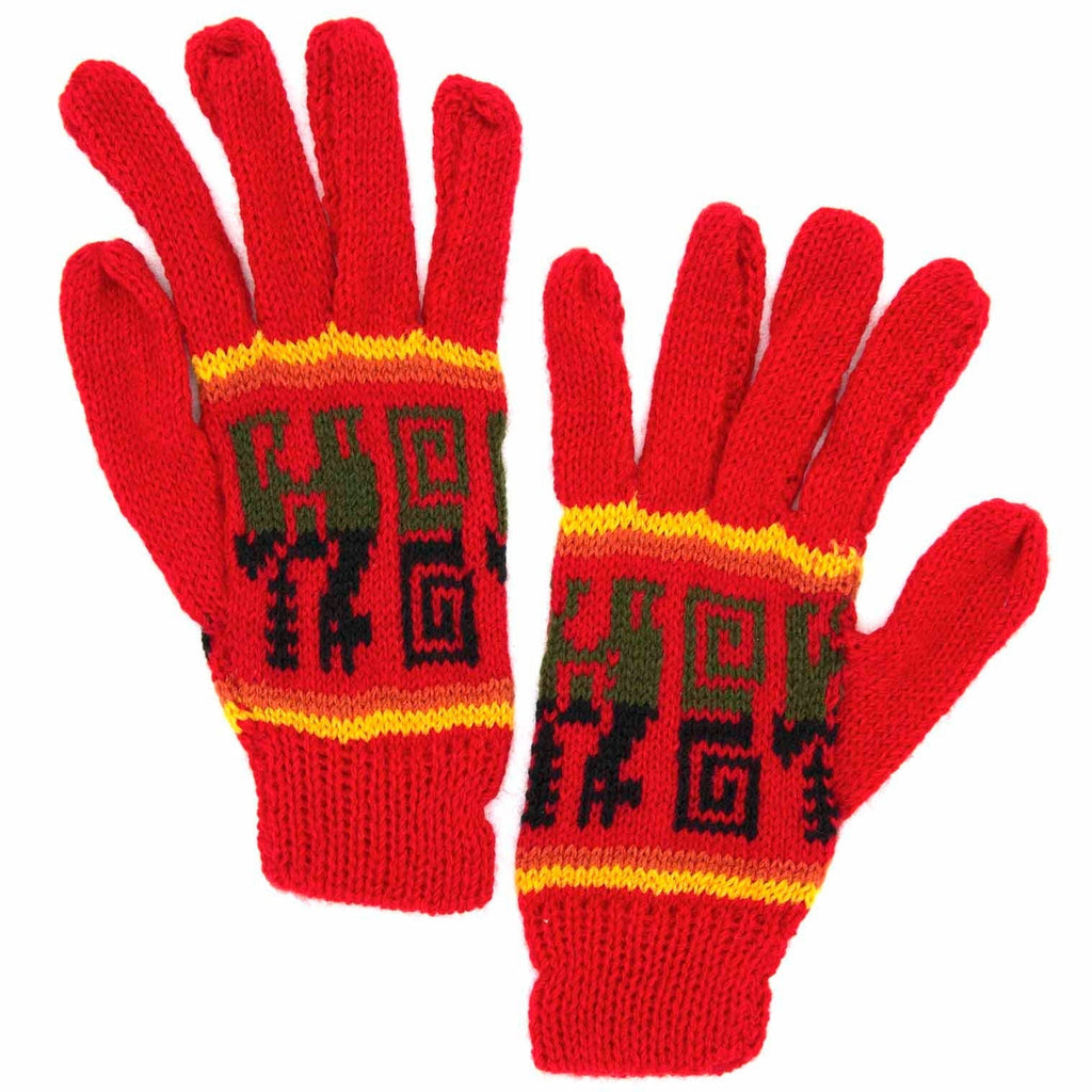 Llama Gloves-Gloves-Siesta Crafts