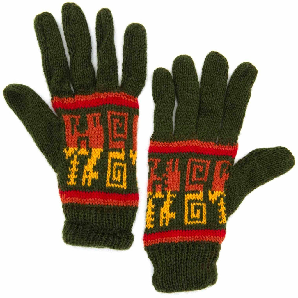Llama Gloves-Gloves-Siesta Crafts