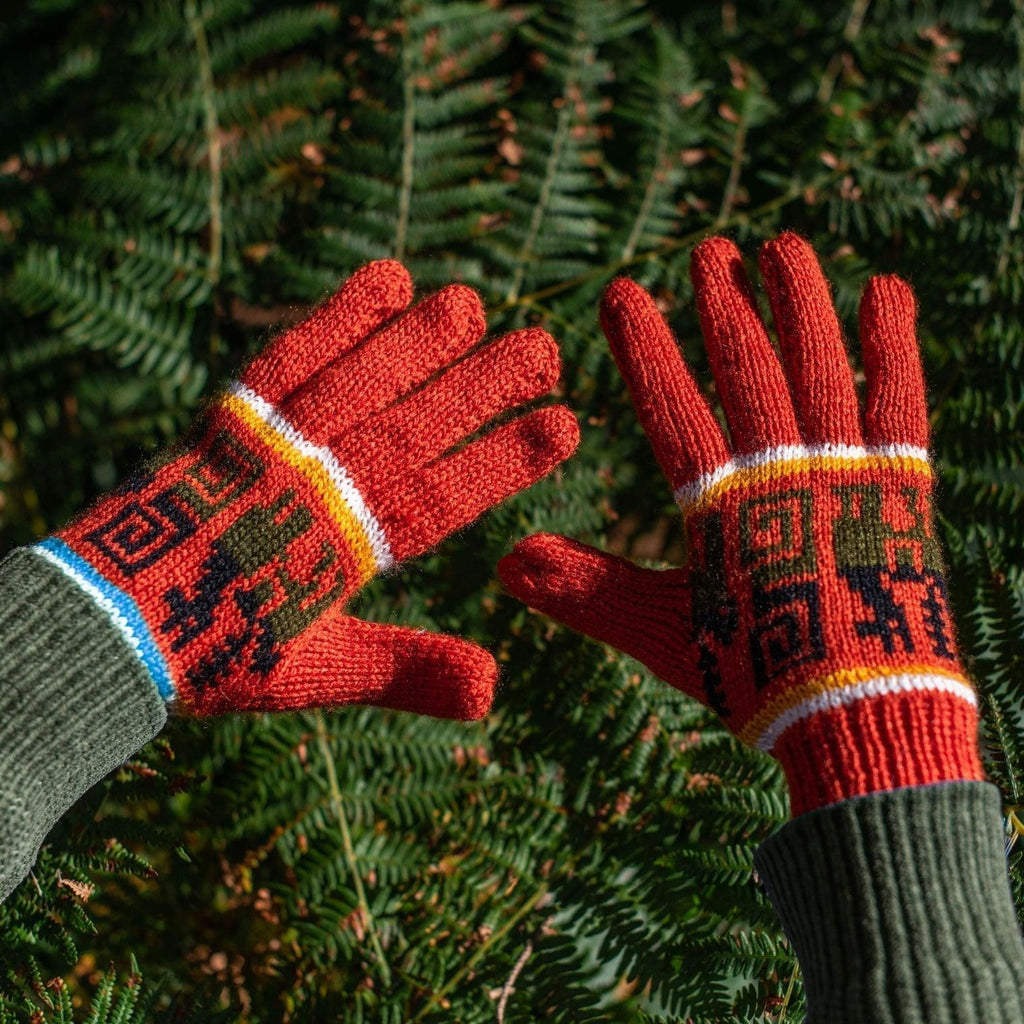 Llama Gloves-Gloves-Siesta Crafts