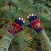 Llama Fingerless Gloves-Gloves-Siesta Crafts