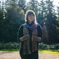 Knitted Cotton Tube Gloves-Gloves-Siesta Crafts
