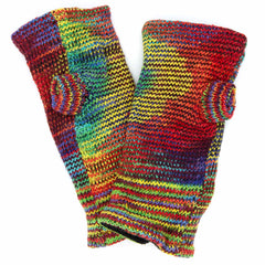 Knitted Cotton Tube Gloves-Gloves-Siesta Crafts
