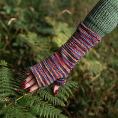 Knitted Cotton Tube Gloves-Gloves-Siesta Crafts