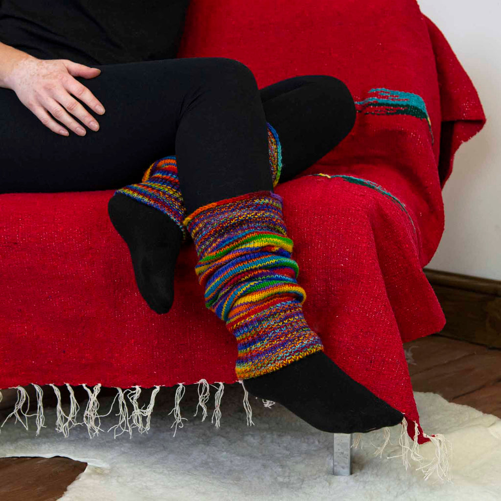 Space Dye Legwarmers-Socks & Legwarmers-Siesta Crafts