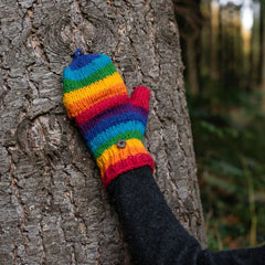 Rainbow Flap Gloves-Gloves-Siesta Crafts