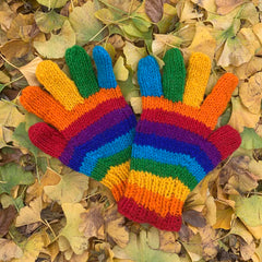 Rainbow Gloves-Gloves-Siesta Crafts