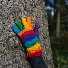 Rainbow Gloves-Gloves-Siesta Crafts