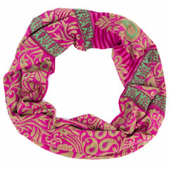 Recycled Sari Snood-Scarves-Siesta Crafts
