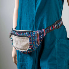 Hemp Patch Bum Bag-Bags & Purses-Siesta Crafts