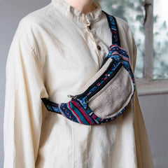 Hemp Patch Bum Bag-Bags & Purses-Siesta Crafts