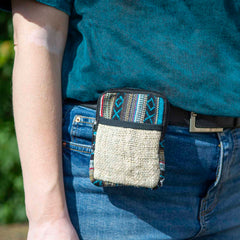Hemp Belt Case-Bags & Purses-Siesta Crafts