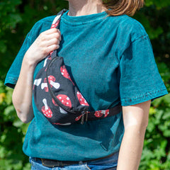 Shroom Bumbag-Bags & Purses-Siesta Crafts