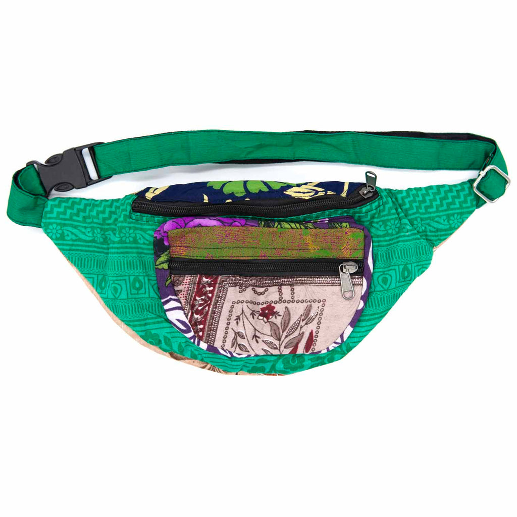 Recycled Sari Bum Bag-Bags & Purses-Siesta Crafts