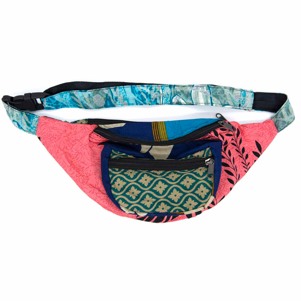 Recycled Sari Bum Bag-Bags & Purses-Siesta Crafts