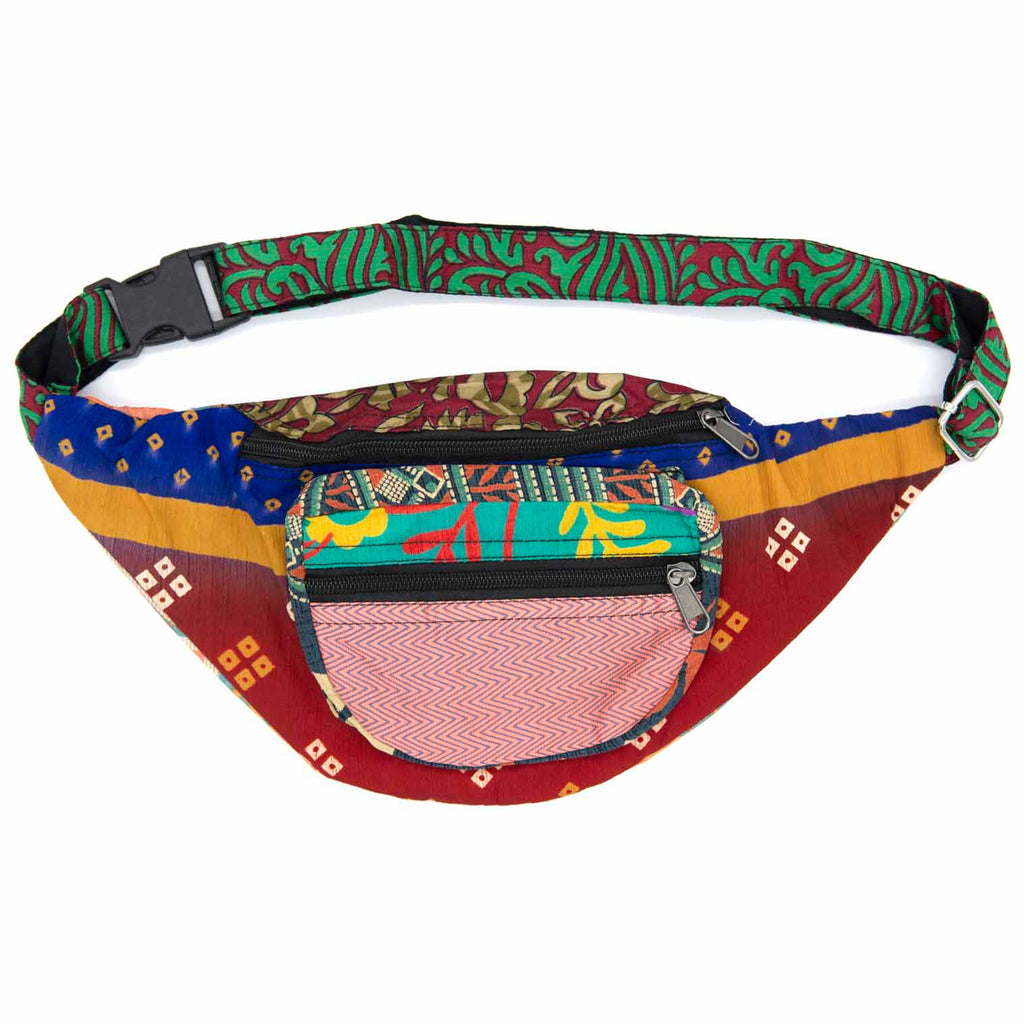 Recycled Sari Bum Bag-Bags & Purses-Siesta Crafts