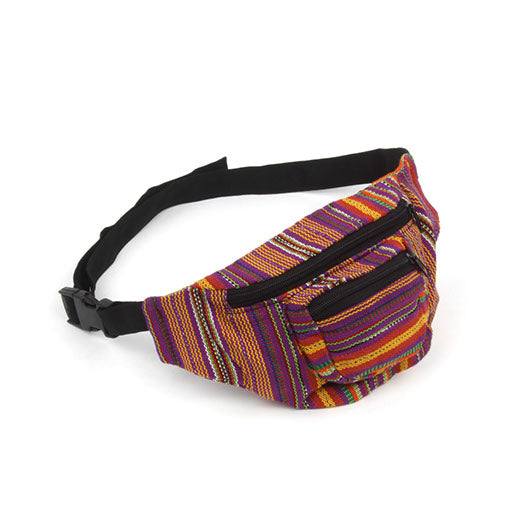 Multicoloured Hip Bag-Bags & Purses-Siesta Crafts