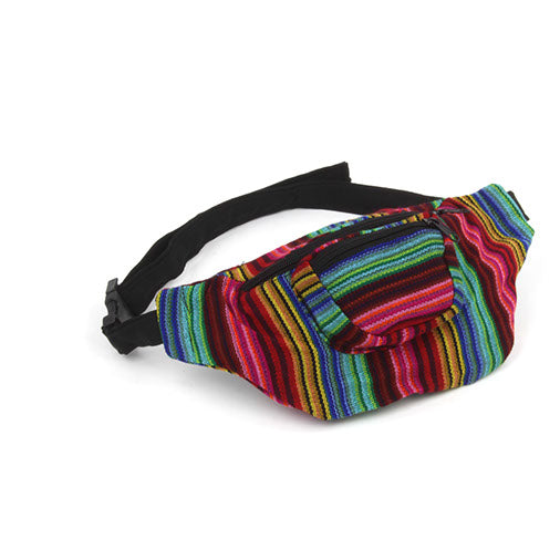 Multicoloured Hip Bag-Bags & Purses-Siesta Crafts
