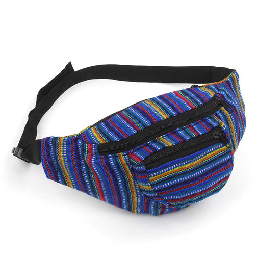 Multicoloured Hip Bag-Bags & Purses-Siesta Crafts