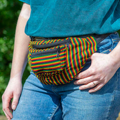 Rasta Hip Bag-Bags & Purses-Siesta Crafts
