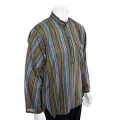 Stripy Grandad Shirt-Shirts-Siesta Crafts