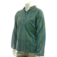 Stripy Grandad Shirt-Shirts-Siesta Crafts