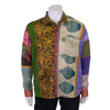 Recycled Sari Patch Shirt-Shirts-Siesta Crafts