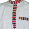 Tibetan Trim Fine Cotton Shirt-Shirts-Siesta Crafts