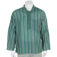 Stripy Grandad Shirt-Shirts-Siesta Crafts