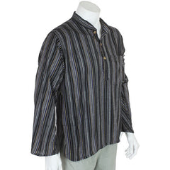 Stripy Grandad Shirt-Shirts-Siesta Crafts