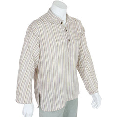 Stripy Grandad Shirt-Shirts-Siesta Crafts
