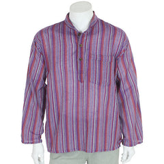 Stripy Grandad Shirt-Shirts-Siesta Crafts