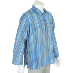 Stripy Grandad Shirt-Shirts-Siesta Crafts