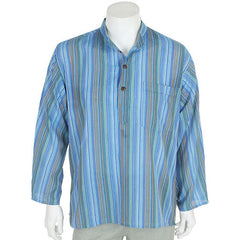 Stripy Grandad Shirt-Shirts-Siesta Crafts