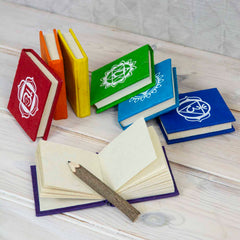 Seven Chakra Notebook Set-Office & Stationery-Siesta Crafts
