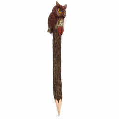 Owl Sawdust Pencil-Office & Stationery-Siesta Crafts